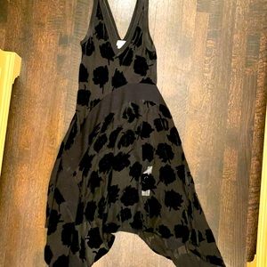 DKNY long sheer dress